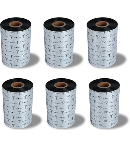 専用 roBa-LP ブラック Amazon.com: 4 Rolls Zebra Resin Enhanced Black Wax Ribbons